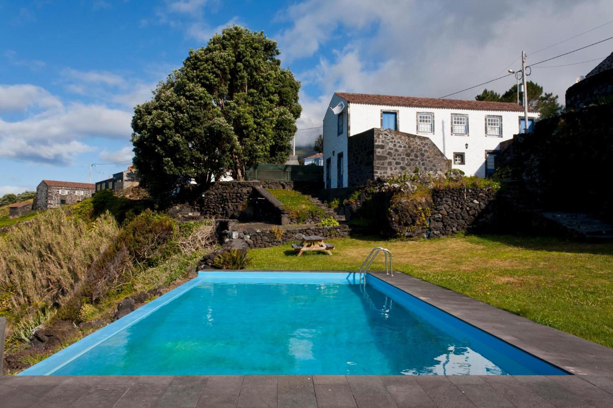 Casa Azul Pensionat Lajes do Pico Exteriör bild